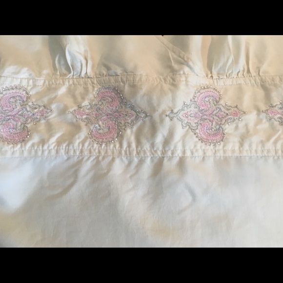 Vintage spaghetti strap top 100% silk satin XS - Picture 3 of 7